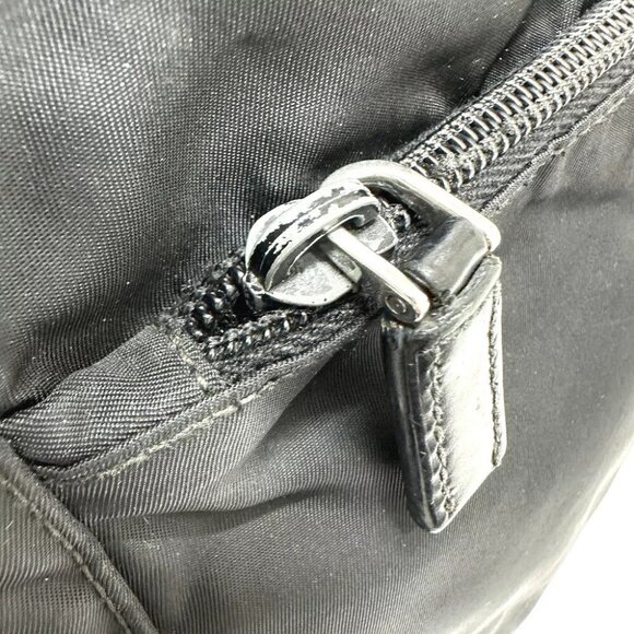 PRADA BT426T Shoulder Bag Shoulder Bag Shoulder Bag Nylon Black/SilverHardware